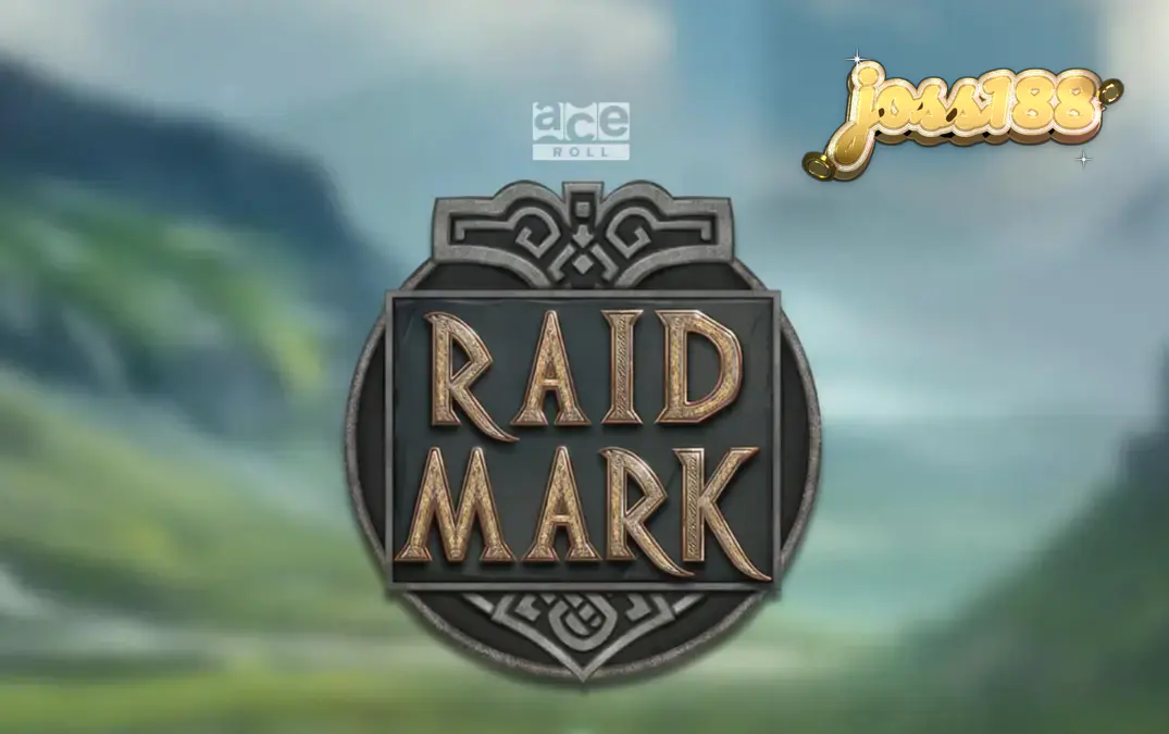 Tampilan visual slot Raidmark dengan tema Viking dan kapal perang